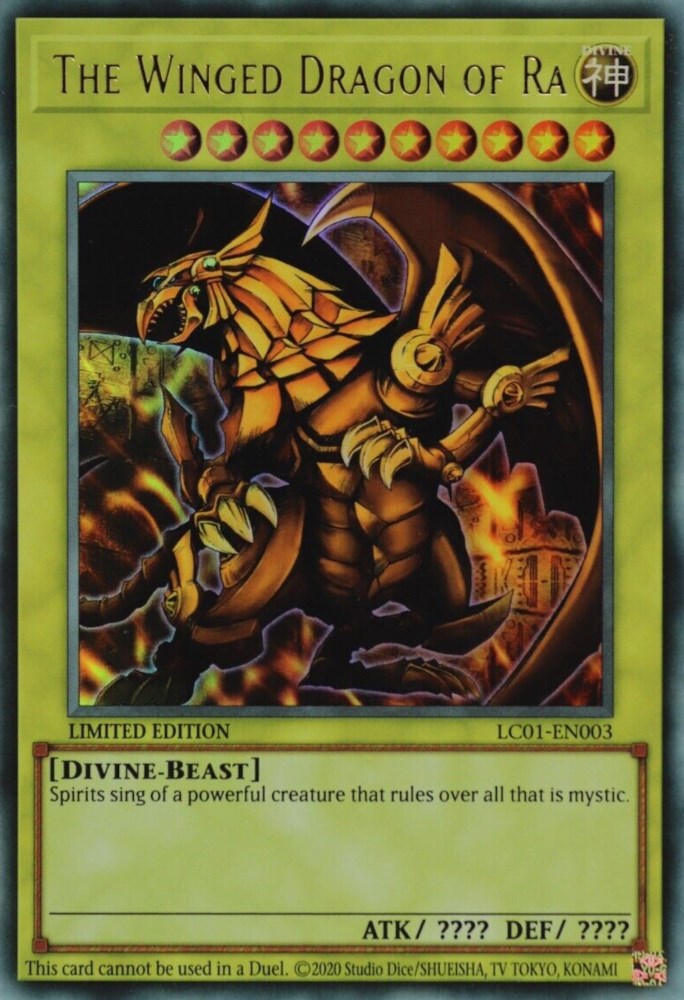 The Winged Dragon of Ra (25th Anniversary) [LC01-EN003] Ultra Rare | Anubis Games and Hobby