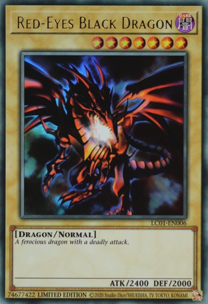 Red-Eyes Black Dragon (25th Anniversary) [LC01-EN006] Ultra Rare | Anubis Games and Hobby