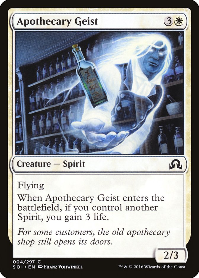 Apothecary Geist [Shadows over Innistrad] | Anubis Games and Hobby