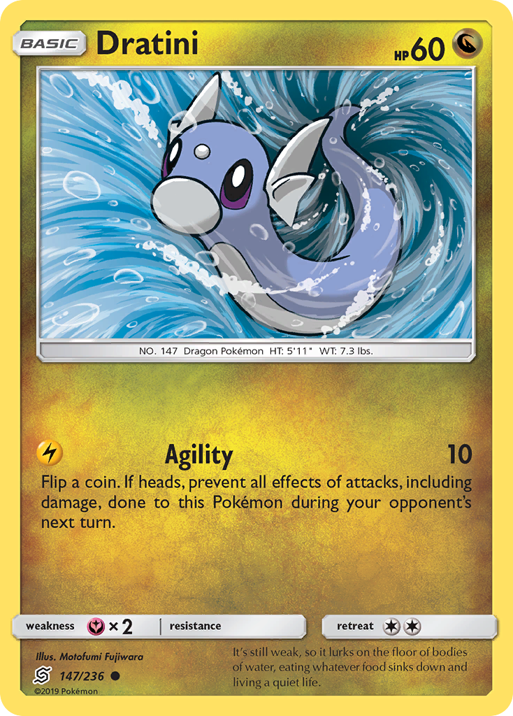 Dratini (147/236) [Sun & Moon: Unified Minds] | Anubis Games and Hobby