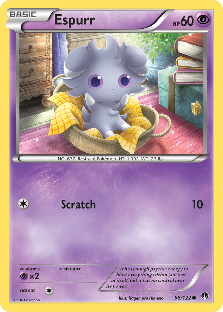Espurr (58/122) [XY: BREAKpoint] | Anubis Games and Hobby