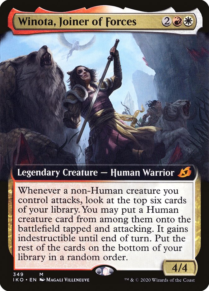 Winota, Joiner of Forces (Extended Art) [Ikoria: Lair of Behemoths] | Anubis Games and Hobby
