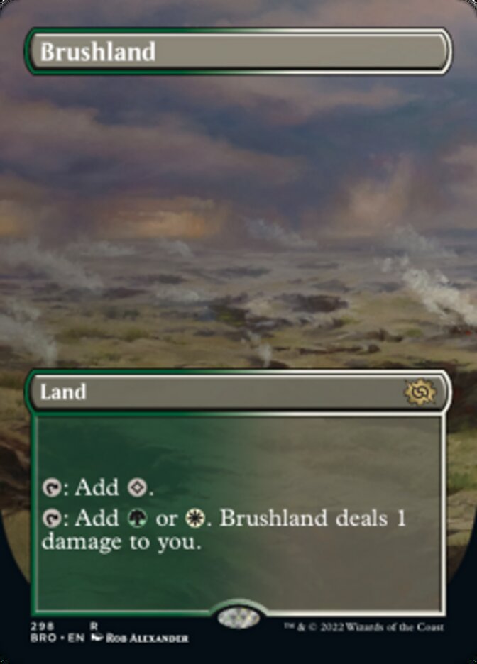 Brushland (Borderless Alternate Art) [The Brothers' War] | Anubis Games and Hobby