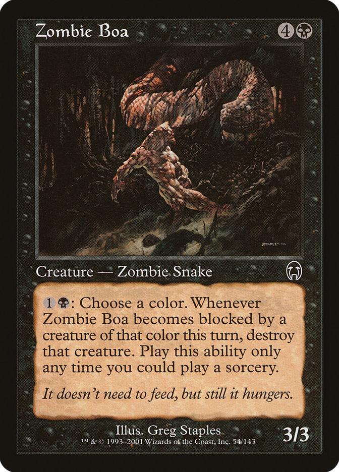 Zombie Boa [Apocalypse] | Anubis Games and Hobby