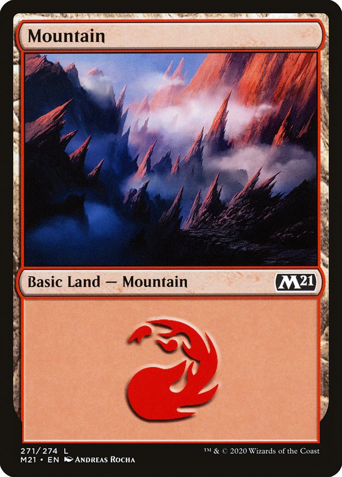 Mountain (271) [Core Set 2021] | Anubis Games and Hobby