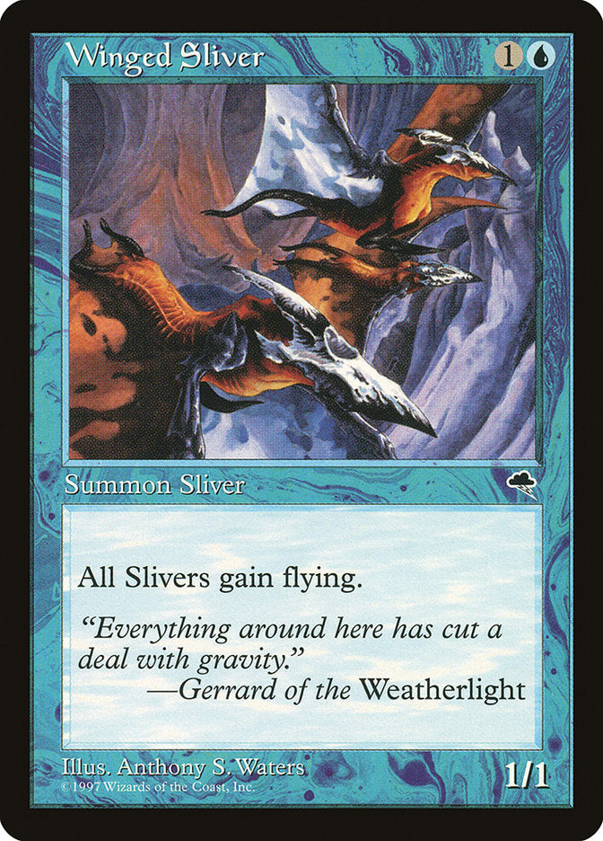 Winged Sliver [Tempest] | Anubis Games and Hobby