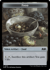 Mouse // Food (0013) Double-Sided Token [Wilds of Eldraine Tokens] | Anubis Games and Hobby