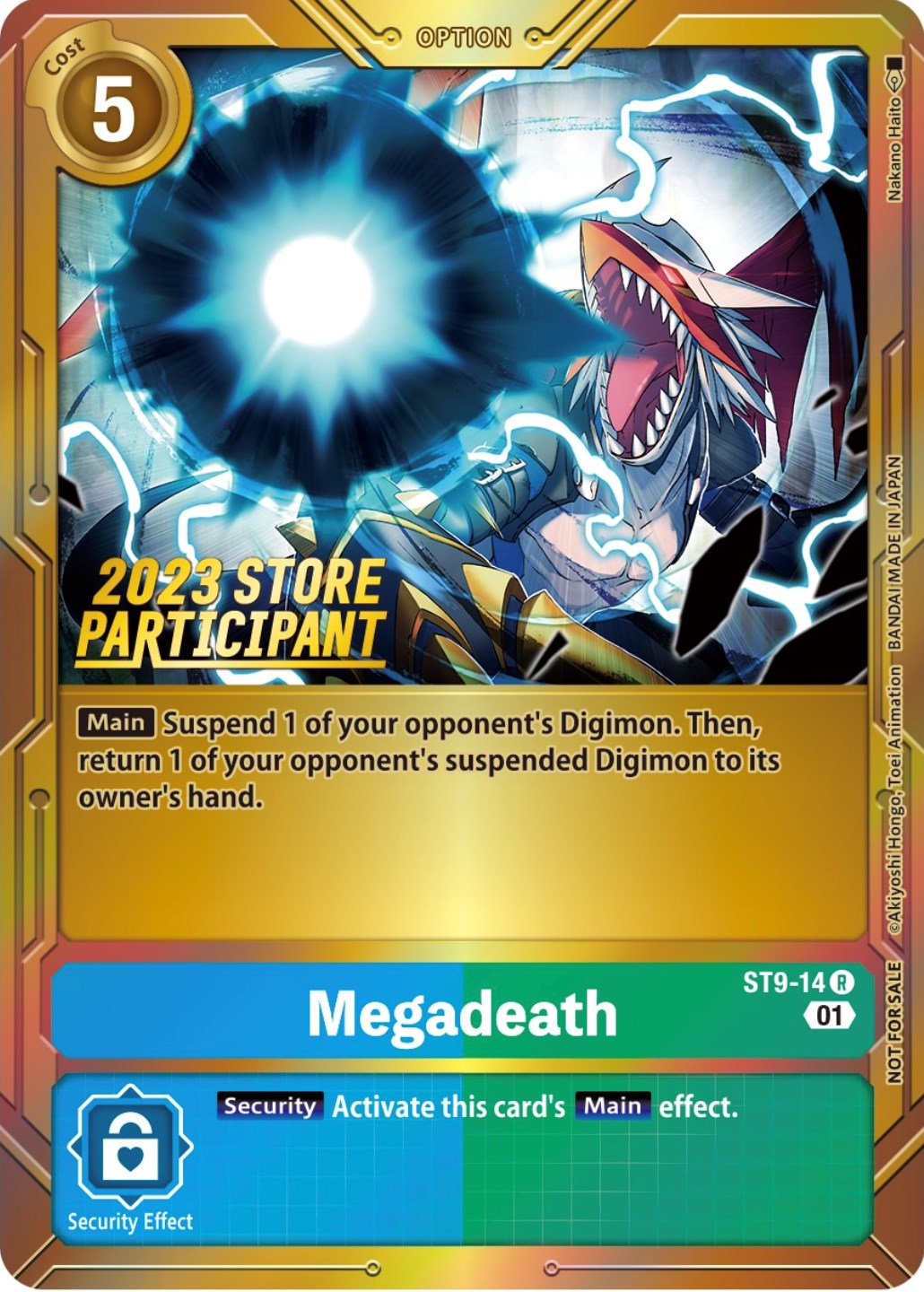 Megadeath [ST9-14] (2023 Store Participant) [Starter Deck: Ultimate Ancient Dragon Promos] | Anubis Games and Hobby