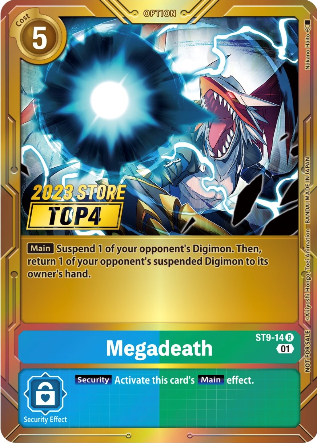 Megadeath [ST9-14] (2023 Store Top 4) [Starter Deck: Ultimate Ancient Dragon Promos] | Anubis Games and Hobby