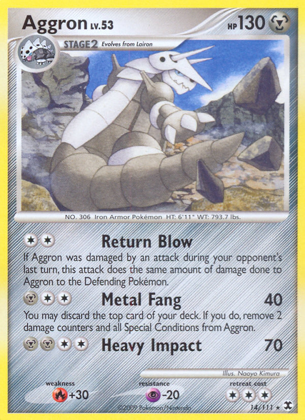 Aggron (14/111) [Platinum: Rising Rivals] | Anubis Games and Hobby