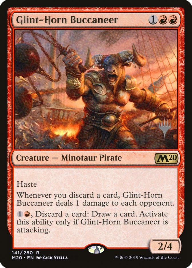 Glint-Horn Buccaneer (Promo Pack) [Core Set 2020 Promos] | Anubis Games and Hobby