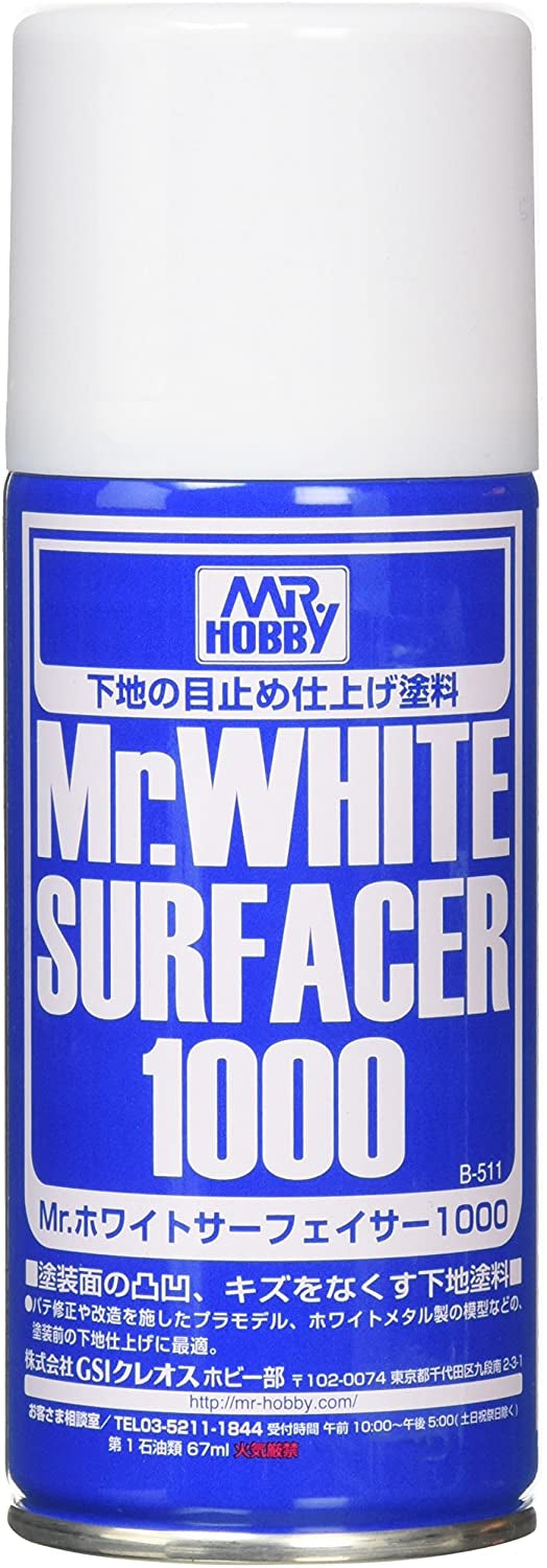 Mr. White Surfacer 1000 Spray | Anubis Games and Hobby