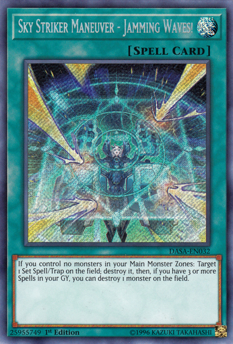 Sky Striker Maneuver - Jamming Waves! [DASA-EN032] Secret Rare | Anubis Games and Hobby