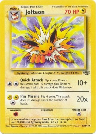 Jolteon (20/64) [Jungle Unlimited] | Anubis Games and Hobby