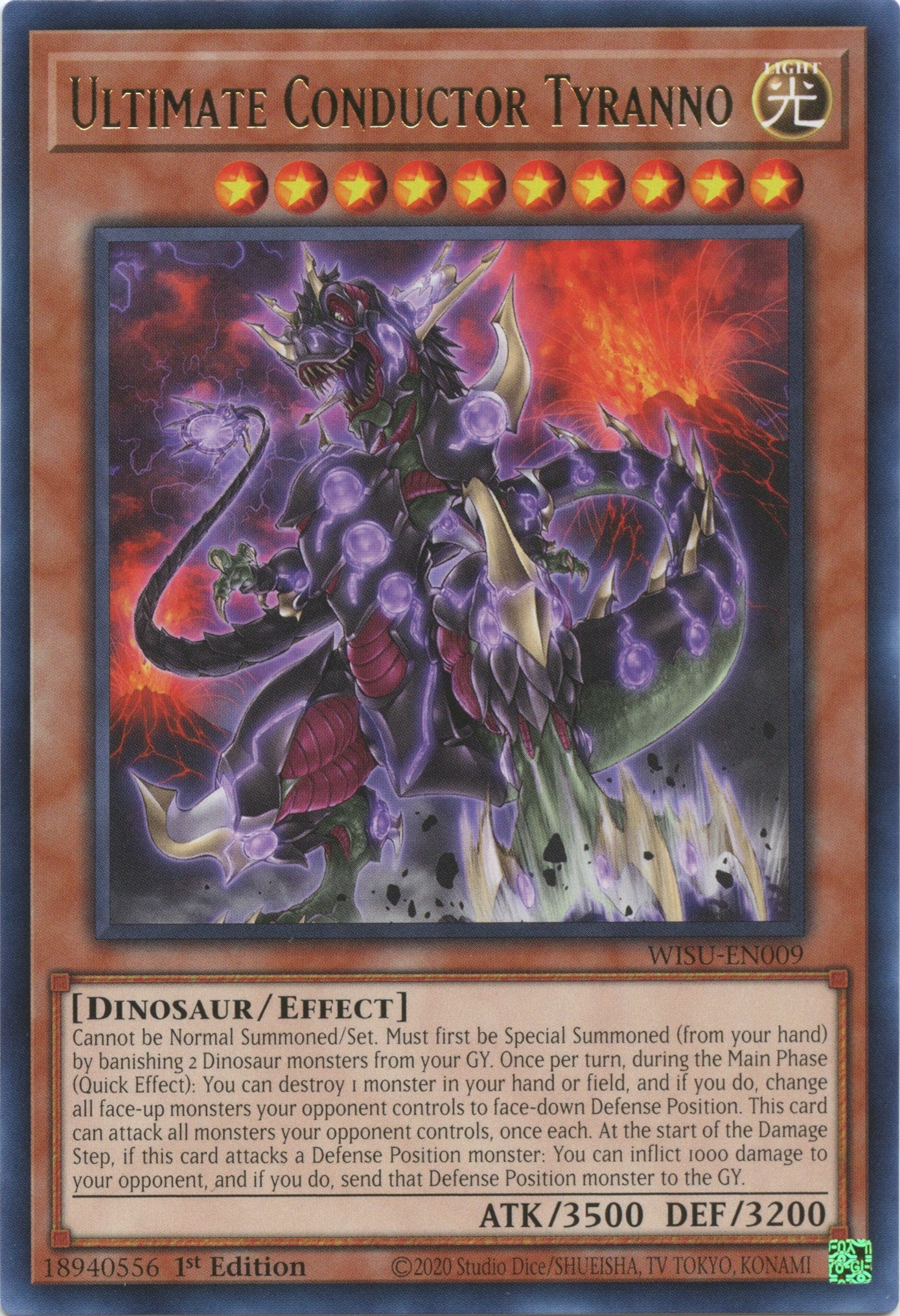 Ultimate Conductor Tyranno [WISU-EN009] Rare | Anubis Games and Hobby