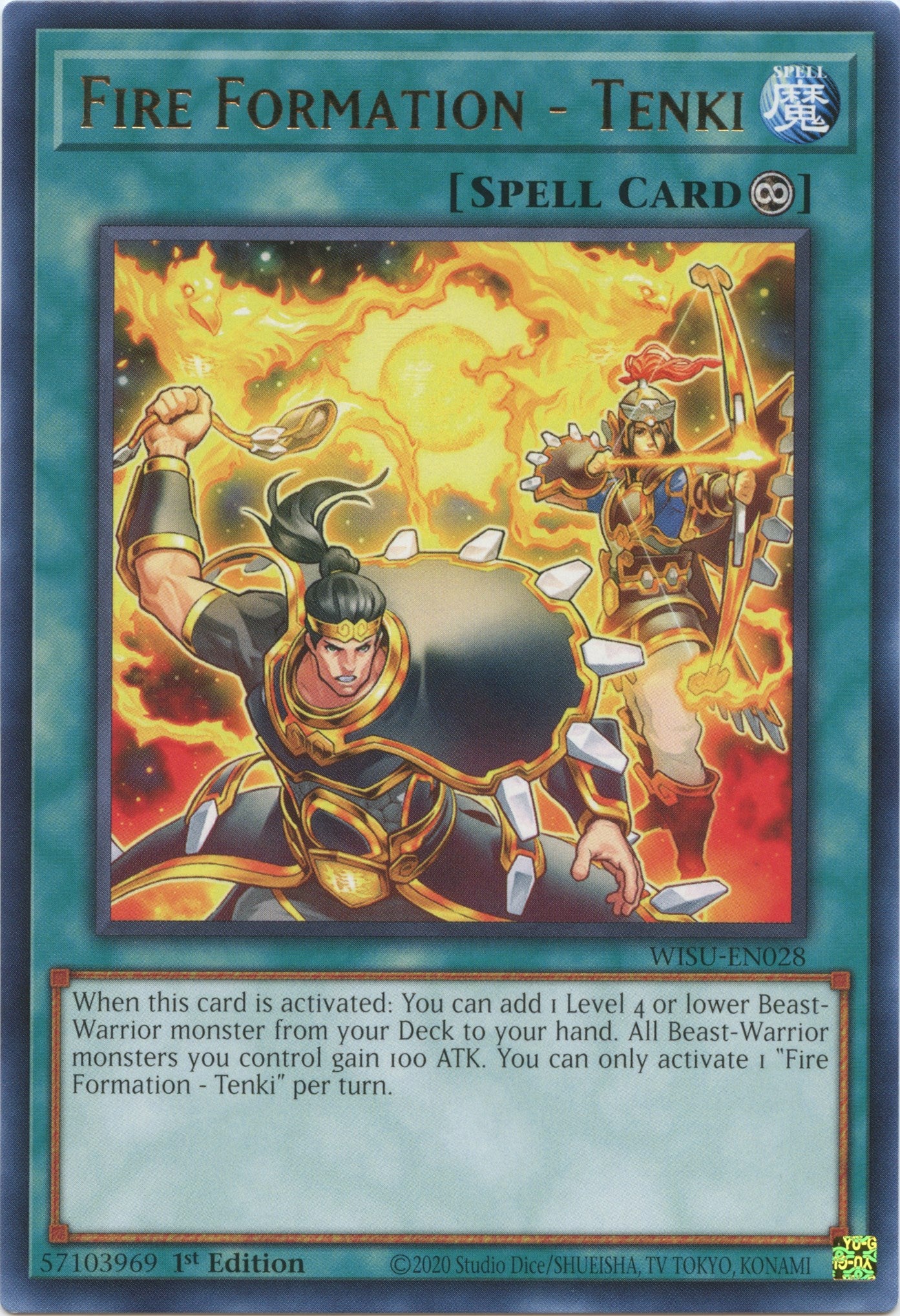 Fire Formation - Tenki [WISU-EN028] Rare | Anubis Games and Hobby