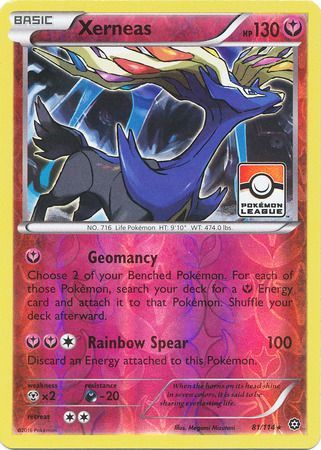 Xerneas (81/114) (Steam Siege League Promo) [XY: Steam Siege] | Anubis Games and Hobby