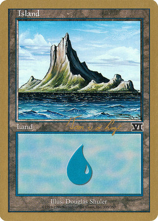 Island (335) - 2000 Tom van de Logt (6ED) [World Championship Decks 2000] | Anubis Games and Hobby