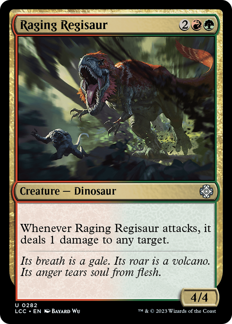 Raging Regisaur [The Lost Caverns of Ixalan Commander] | Anubis Games and Hobby