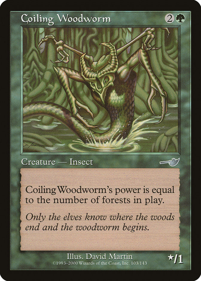 Coiling Woodworm [Nemesis] | Anubis Games and Hobby