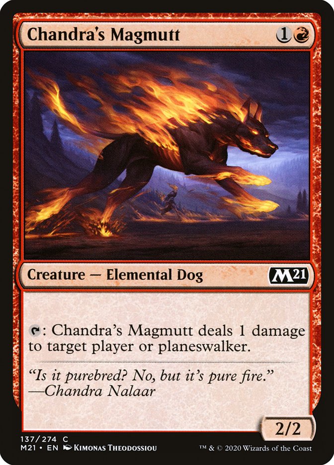 Chandra's Magmutt [Core Set 2021] | Anubis Games and Hobby