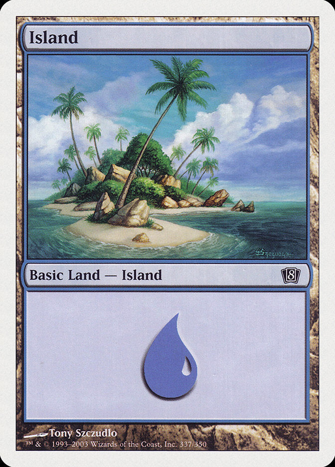 Island (337) [Eighth Edition] | Anubis Games and Hobby