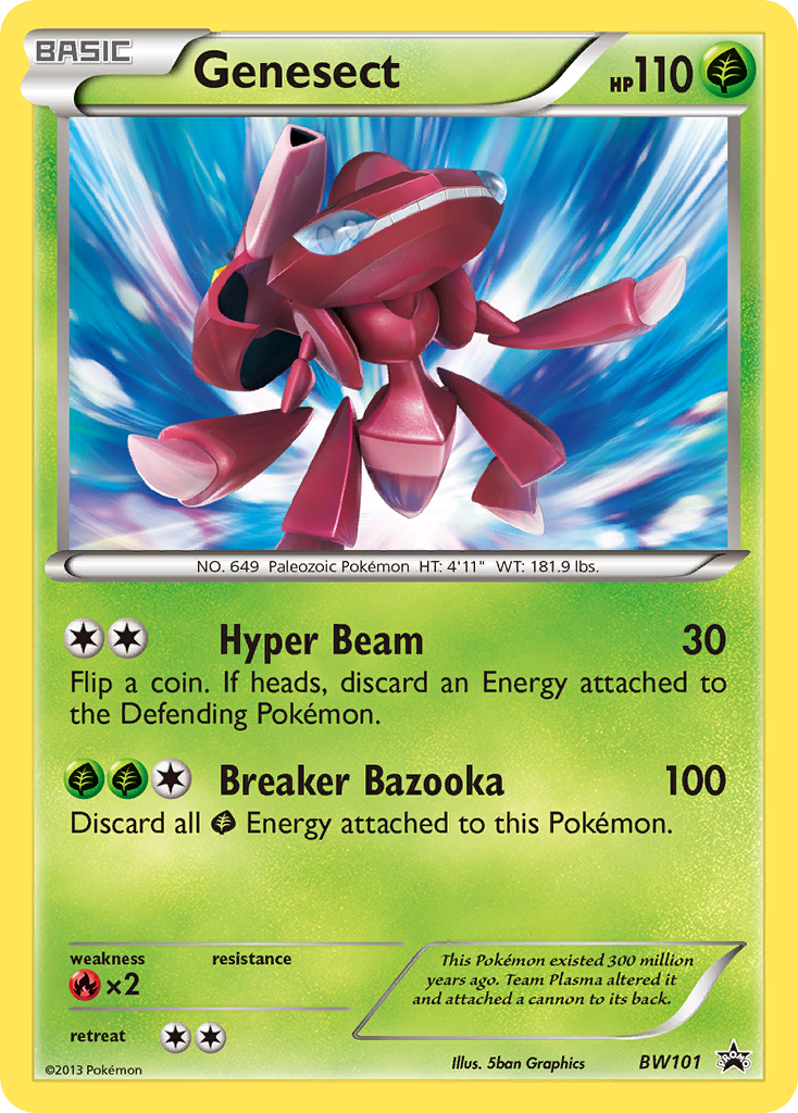 Genesect (BW101) [Black & White: Black Star Promos] | Anubis Games and Hobby