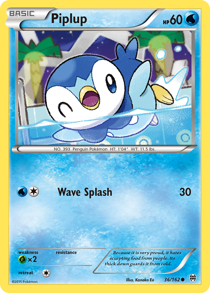 Piplup (36/162) [XY: BREAKthrough] | Anubis Games and Hobby