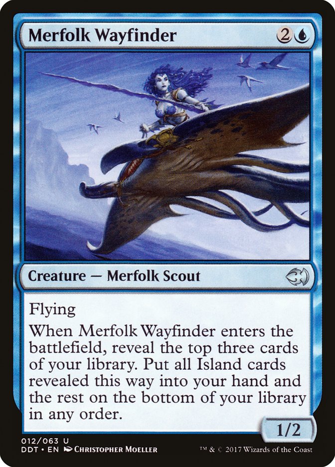 Merfolk Wayfinder [Duel Decks: Merfolk vs. Goblins] | Anubis Games and Hobby