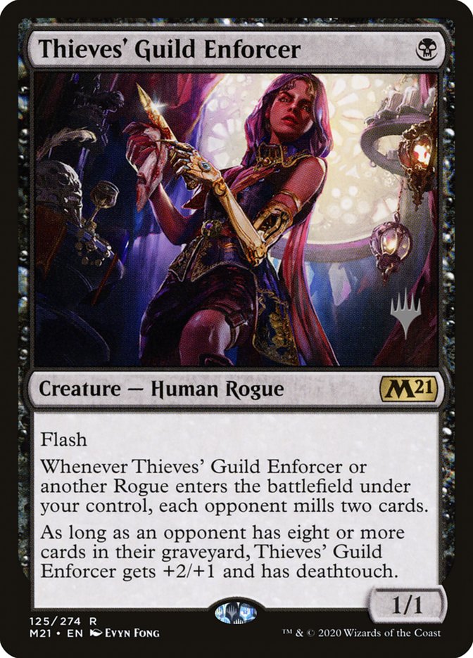 Thieves' Guild Enforcer (Promo Pack) [Core Set 2021 Promos] | Anubis Games and Hobby