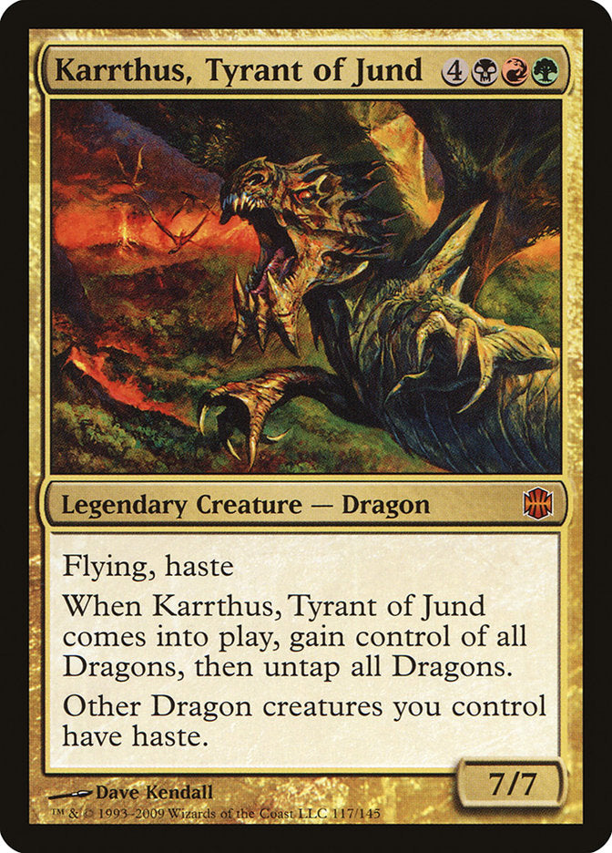 Karrthus, Tyrant of Jund [Alara Reborn] | Anubis Games and Hobby