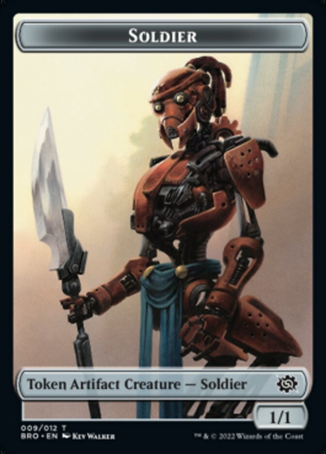 Soldier Token (009) [The Brothers' War Tokens] | Anubis Games and Hobby