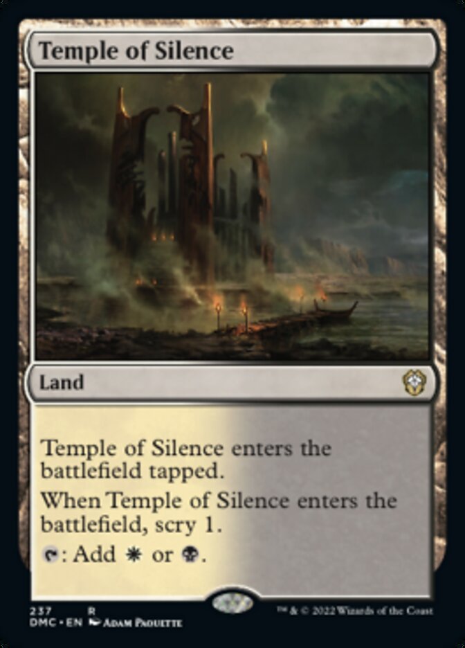 Temple of Silence [Dominaria United Commander] | Anubis Games and Hobby