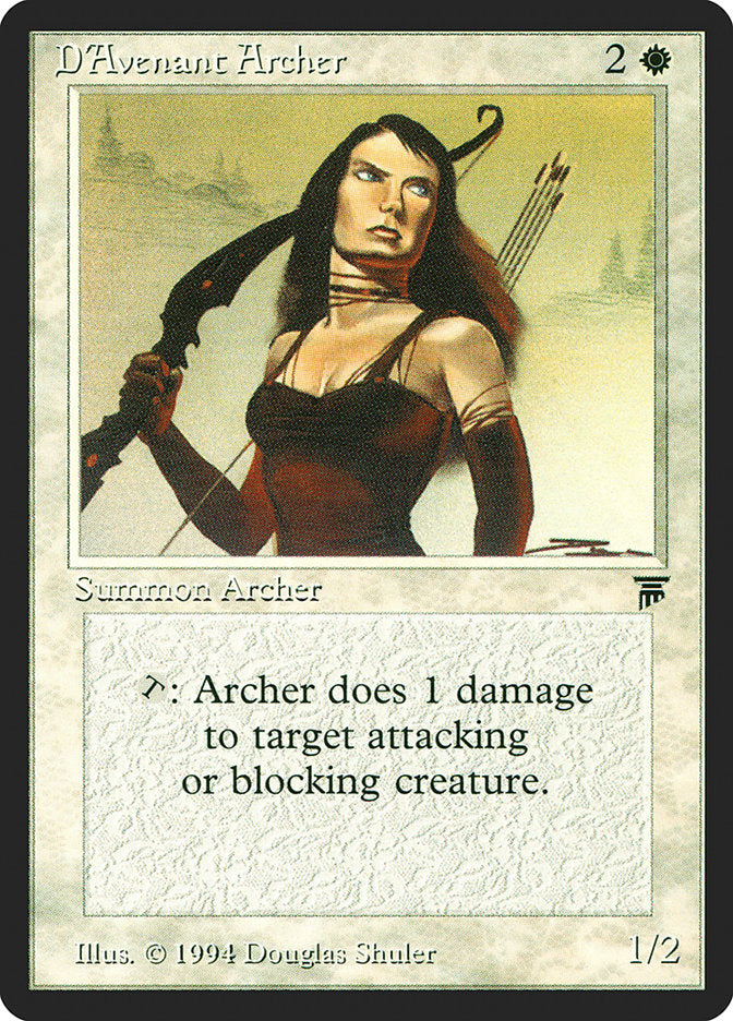 D'Avenant Archer [Legends] | Anubis Games and Hobby