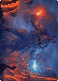 Aegar, the Freezing Flame Art Card [Kaldheim Art Series] | Anubis Games and Hobby