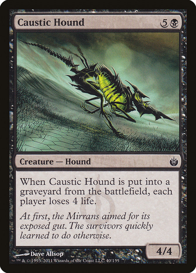 Caustic Hound [Mirrodin Besieged] | Anubis Games and Hobby