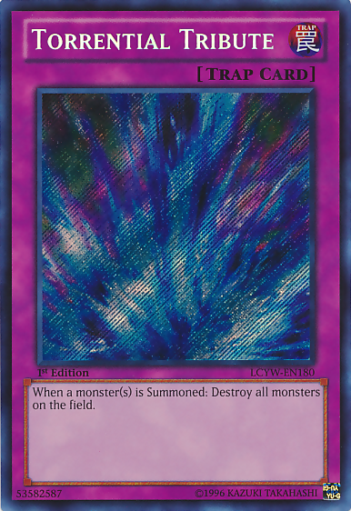 Torrential Tribute [LCYW-EN180] Secret Rare | Anubis Games and Hobby