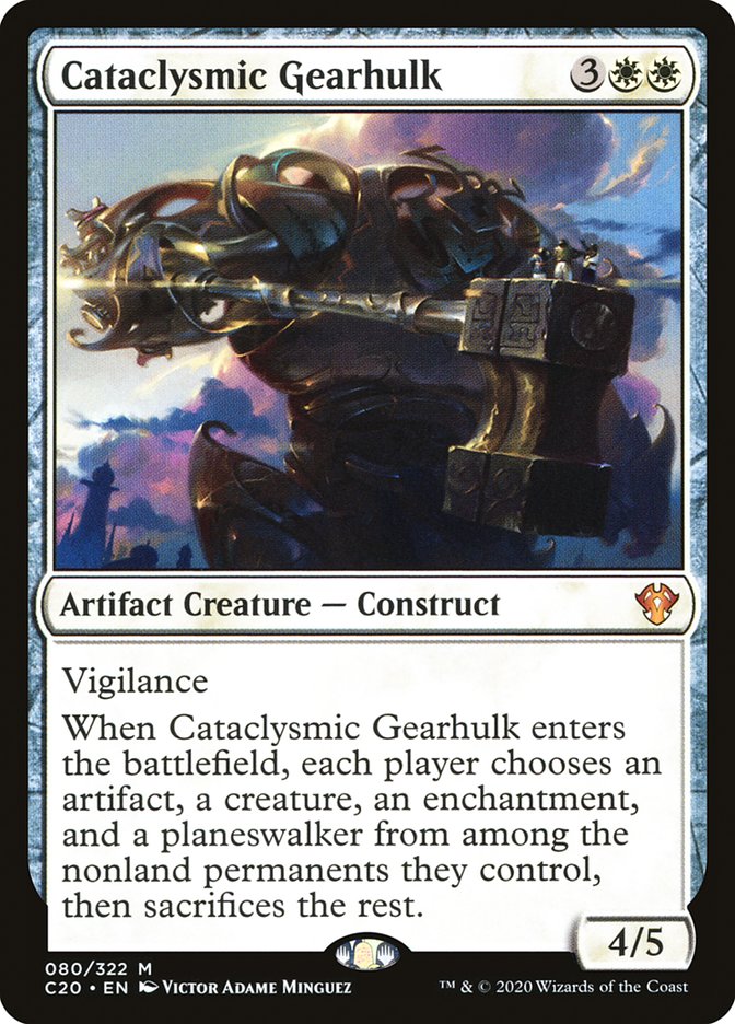 Cataclysmic Gearhulk [Commander 2020] | Anubis Games and Hobby