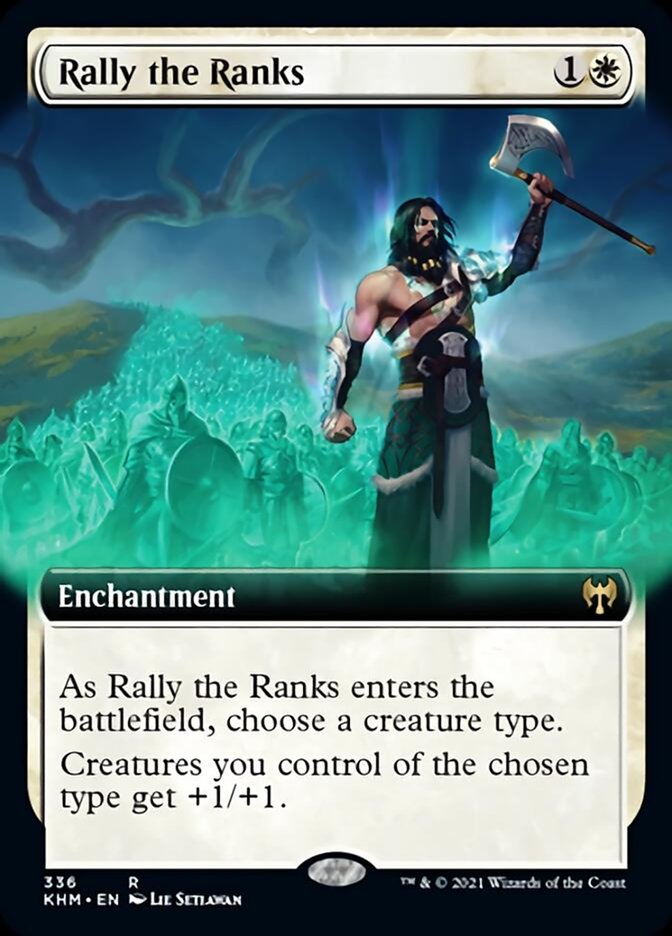 Rally the Ranks (Extended Art) [Kaldheim] | Anubis Games and Hobby