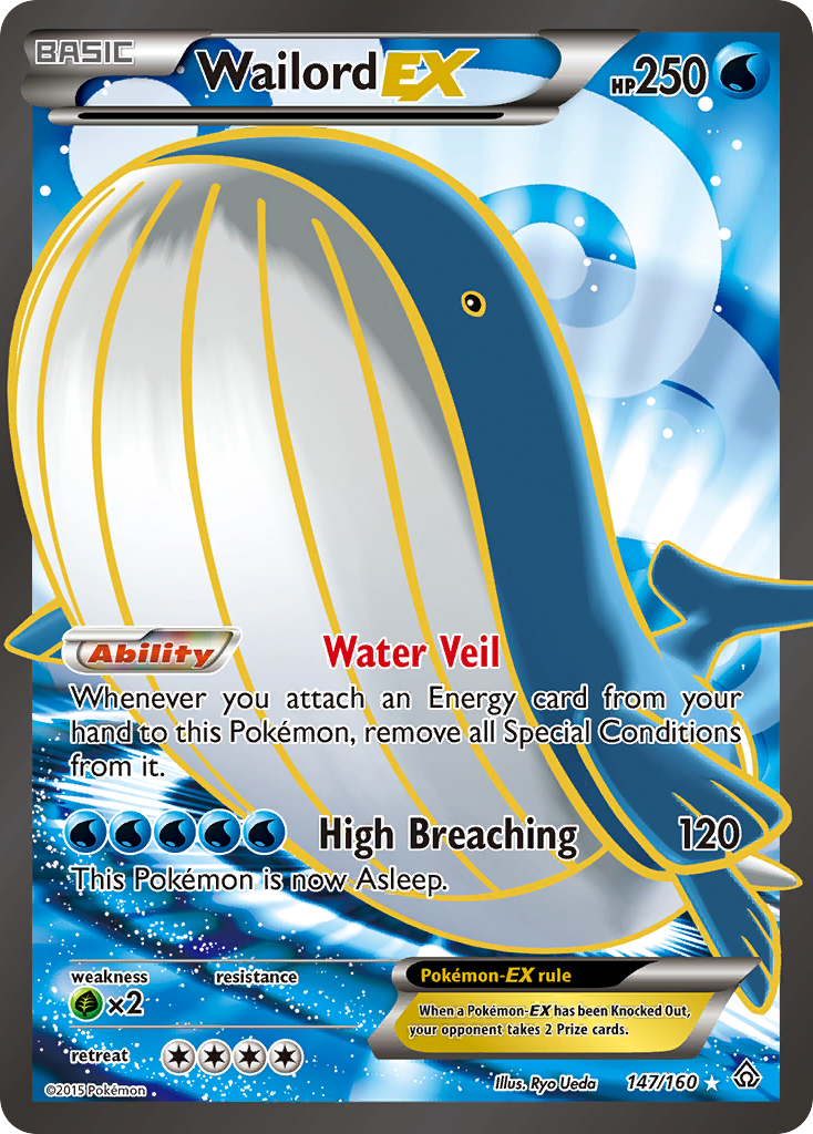 Wailord EX (147/160) [XY: Primal Clash] | Anubis Games and Hobby