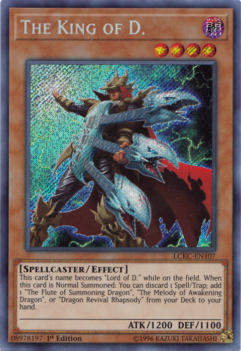 The King of D. [LCKC-EN107] Secret Rare | Anubis Games and Hobby