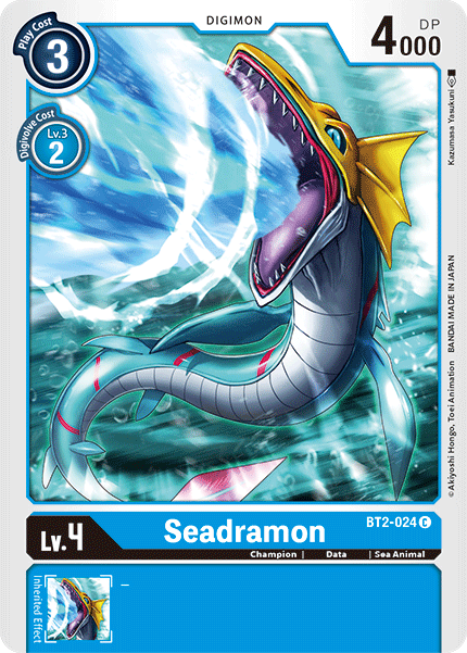 Seadramon [BT2-024] [Release Special Booster Ver.1.5] | Anubis Games and Hobby