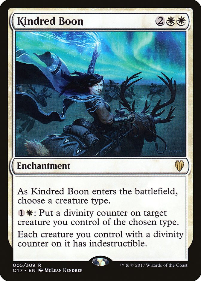 Kindred Boon [Commander 2017] | Anubis Games and Hobby