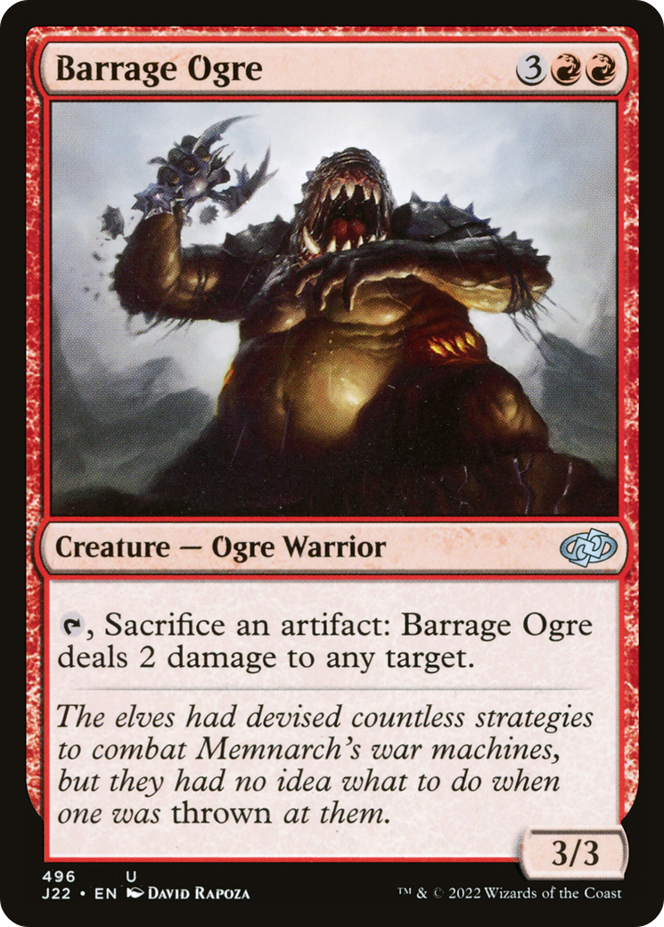 Barrage Ogre [Jumpstart 2022] | Anubis Games and Hobby
