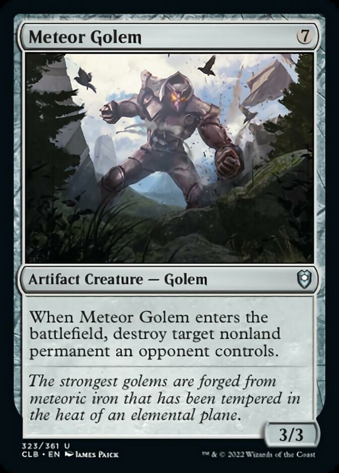 Meteor Golem [Commander Legends: Battle for Baldur's Gate] | Anubis Games and Hobby