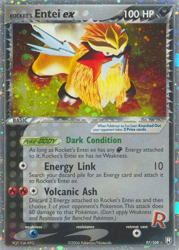 Rocket's Entei ex (97/109) [EX: Team Rocket Returns] | Anubis Games and Hobby