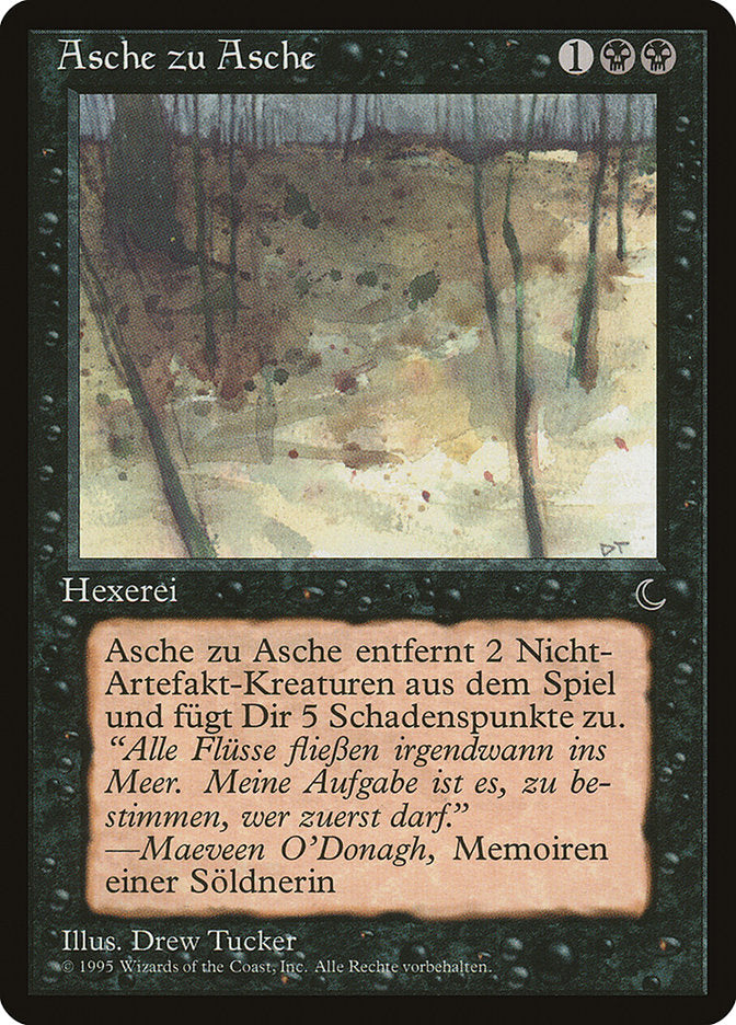 Ashes to Ashes (German) - "Asche zu Asche" [Renaissance] | Anubis Games and Hobby