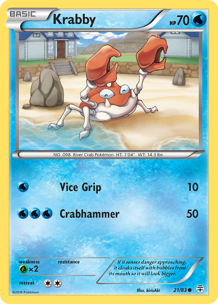 Krabby (21/83) [XY: Generations] | Anubis Games and Hobby