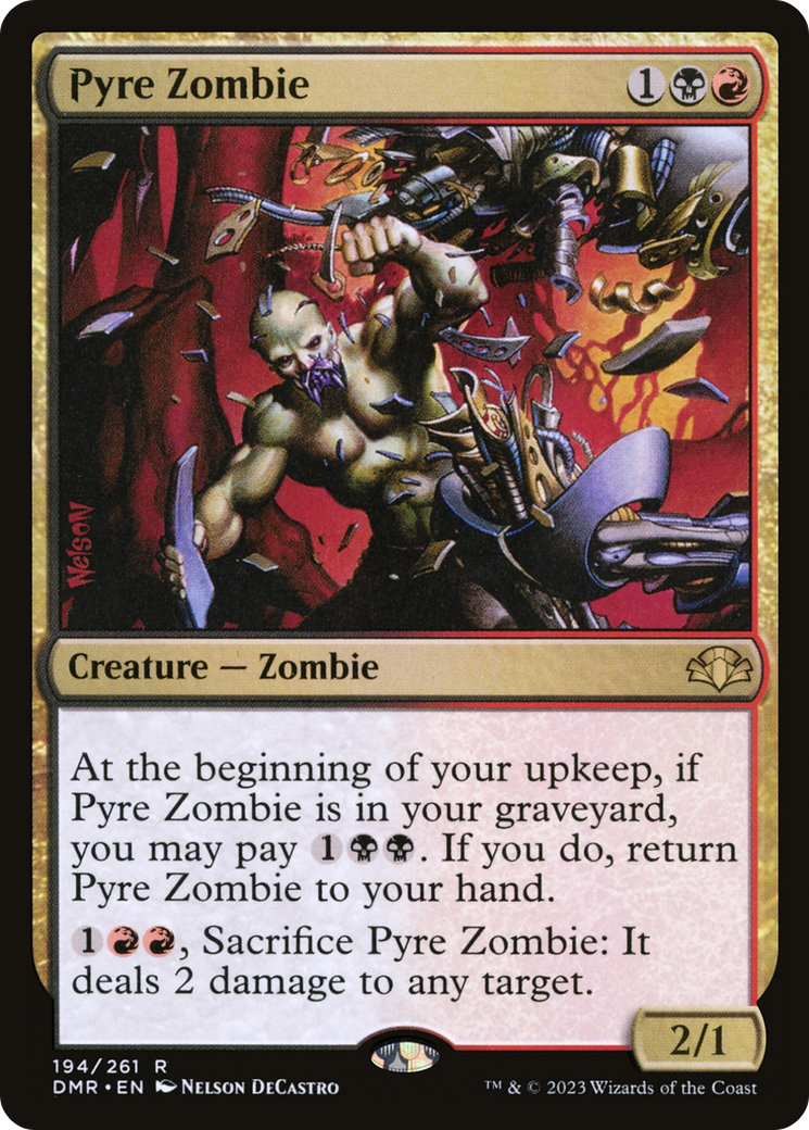 Pyre Zombie [Dominaria Remastered] | Anubis Games and Hobby