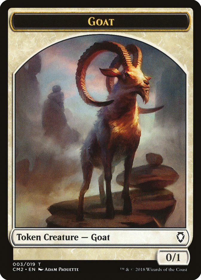 Goat Token [Commander Anthology Volume II Tokens] | Anubis Games and Hobby